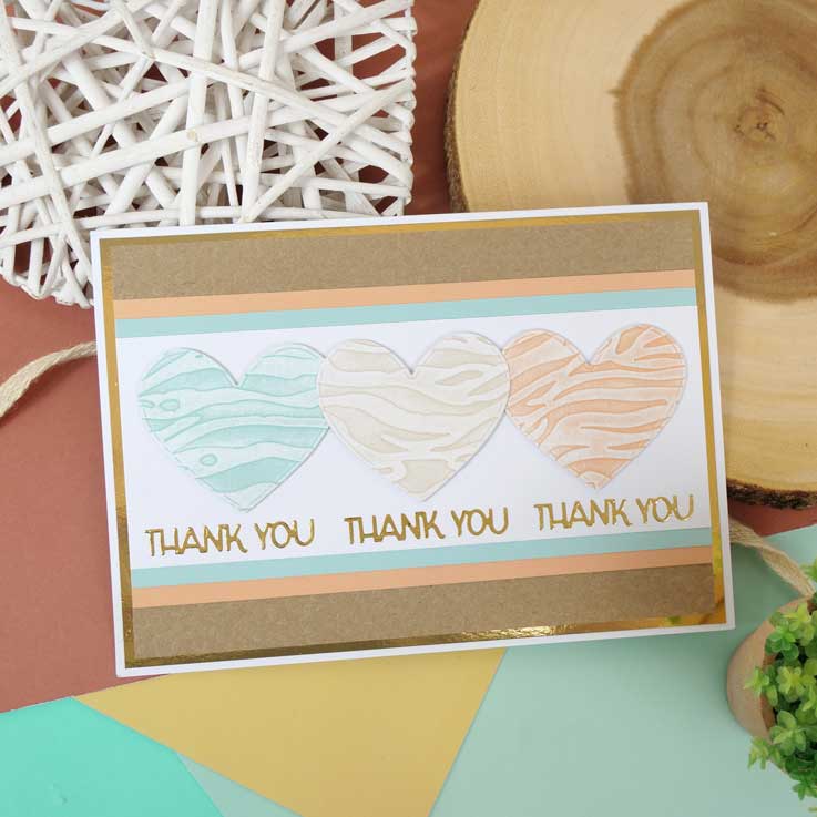 Moonstone Embossing Folders - Tiger Stripes-4