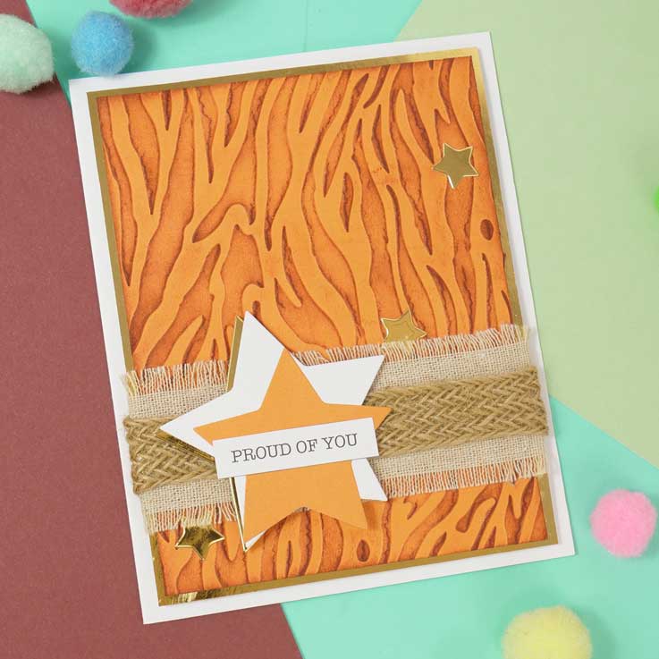 Moonstone Embossing Folders - Tiger Stripes-8