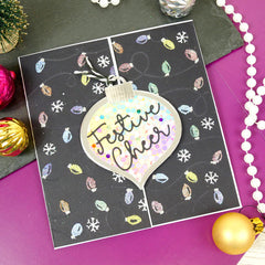 Moonstone Embossing Folders - Christmas Lights-5