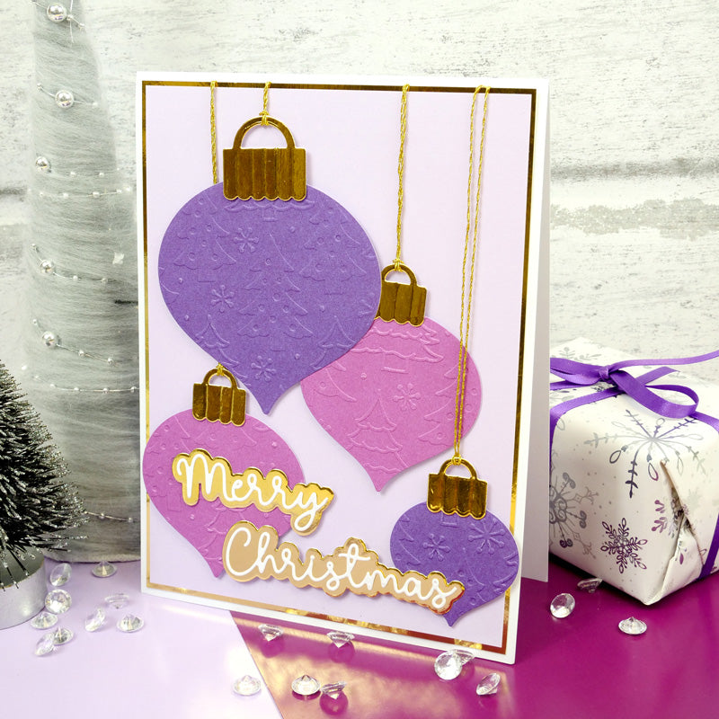 Moonstone Embossing Folders - Christmas Trees-4