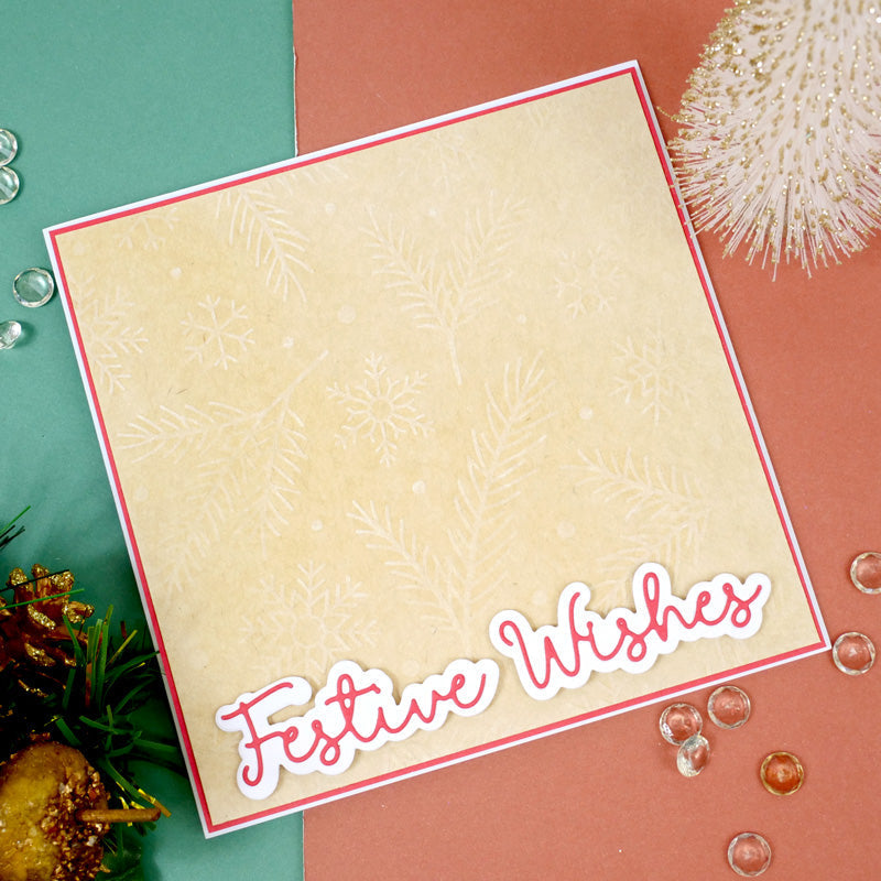 Moonstone Embossing Folders - Snowy Foliage-4