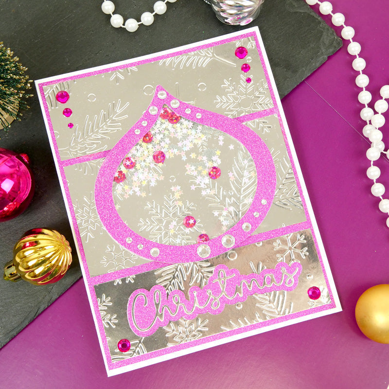 Moonstone Embossing Folders - Snowy Foliage-5