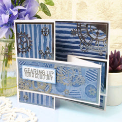 Moonstone Embossing Folders - Distressed Stripes-3