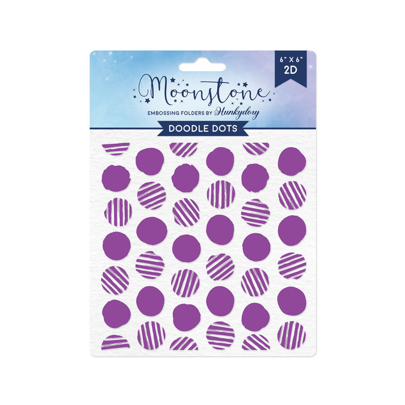 Moonstone Embossing Folders - Doodle Dots-1