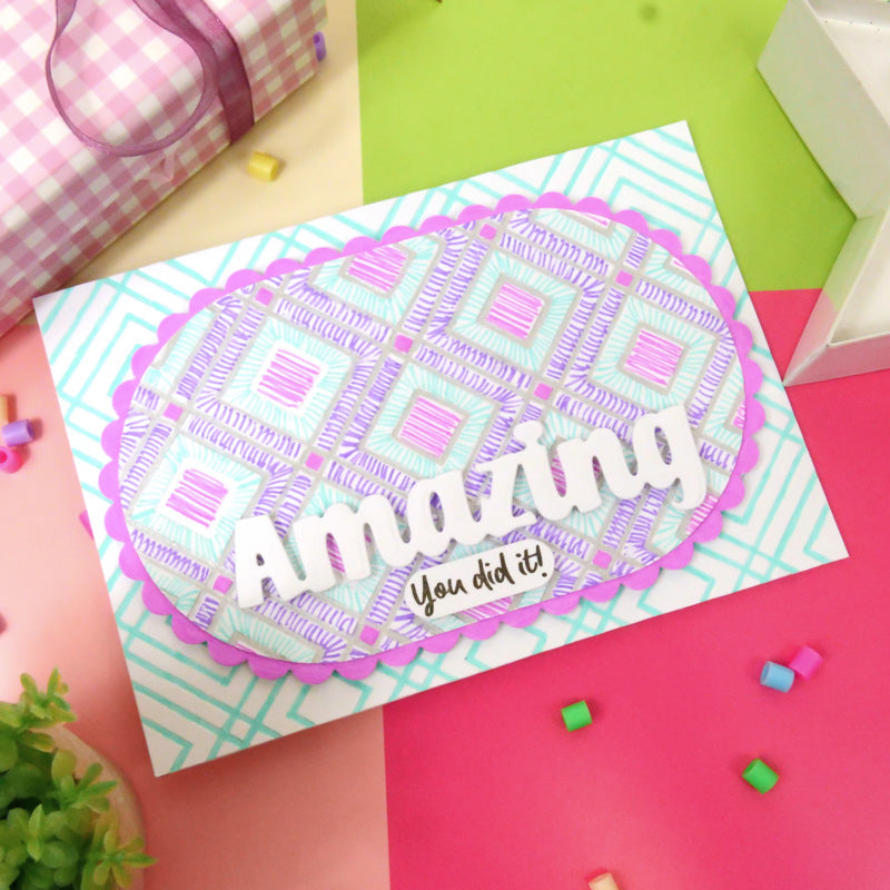 Moonstone Embossing Folders - Geometric Tiles-6