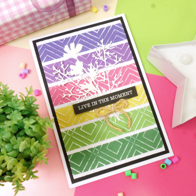 Moonstone Embossing Folders - Geometric Tiles-7