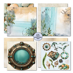 Paquete de papel de 6x6 Maritime Tides de 3Quarter Designs-4