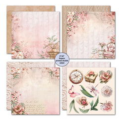3Quarter Designs Blossoming Peonies 6x6 Paper Pack-4