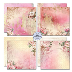 3Quarter Designs Blossoming Peonies 8x8 Paper Pack-2