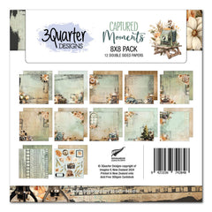3Quarter Designs Moments capturés Pack de papiers 20x20 cm-1