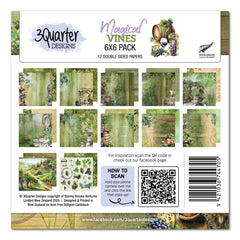 3Quarter Designs Magical Vines 6x6 Paper Pack-1