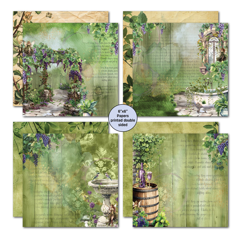 3Quarter Designs Magical Vines 6x6 Paper Pack-3