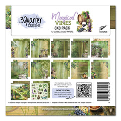3Quarter Designs Magical Vines 8x8 Paper Pack-1