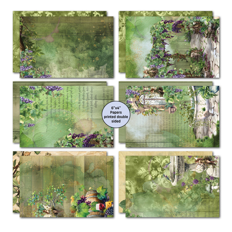 3Quarter Designs Magical Vines  6x4 Card Pack-4