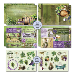 3Quarter Designs Magical Vines  6x4 Card Pack-5