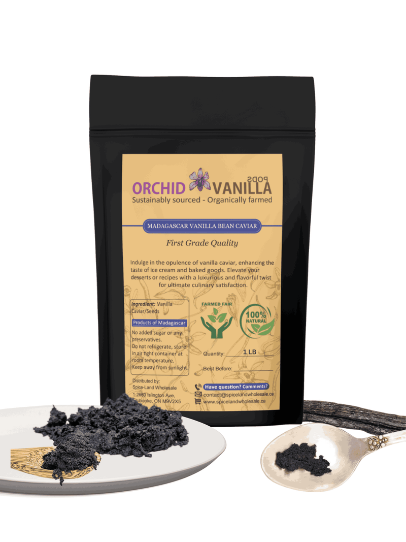 Madagascar Vanilla Bean Seeds/Caviar Gourmet <br> First Grade-6
