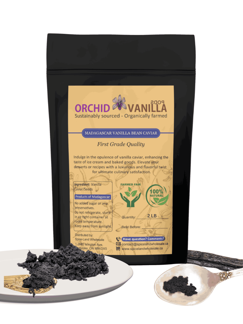 Madagascar Vanilla Bean Seeds/Caviar Gourmet <br> First Grade-5