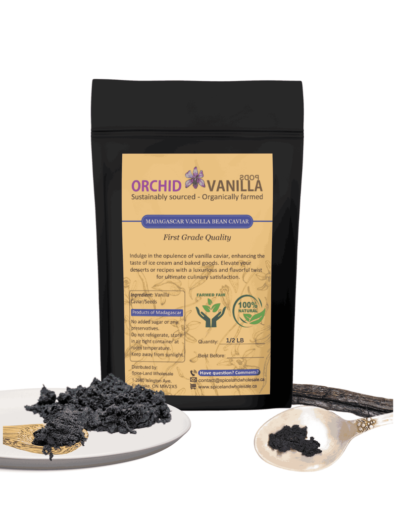 Madagascar Vanilla Bean Seeds/Caviar Gourmet <br> First Grade-7