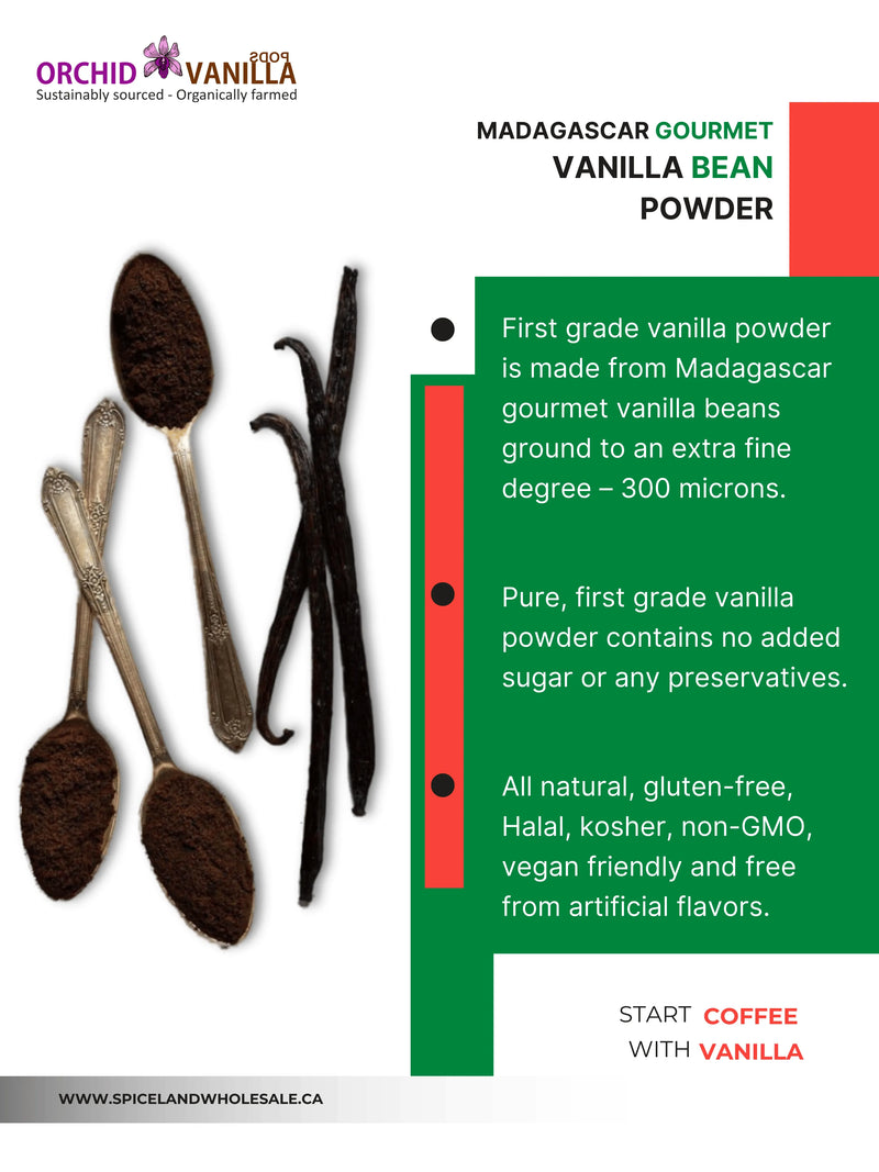 Madagascar Ground Vanilla Bean Powder Gourmet <br> First Grade<BR>-2