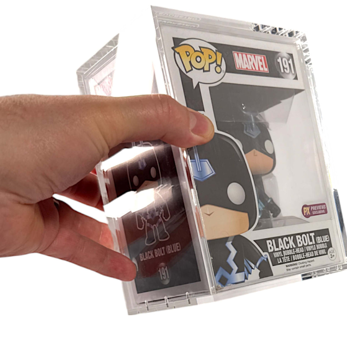 EVORETRO Acrylic Case Display for Standard size 4" Funko Pop Pack of 1-21