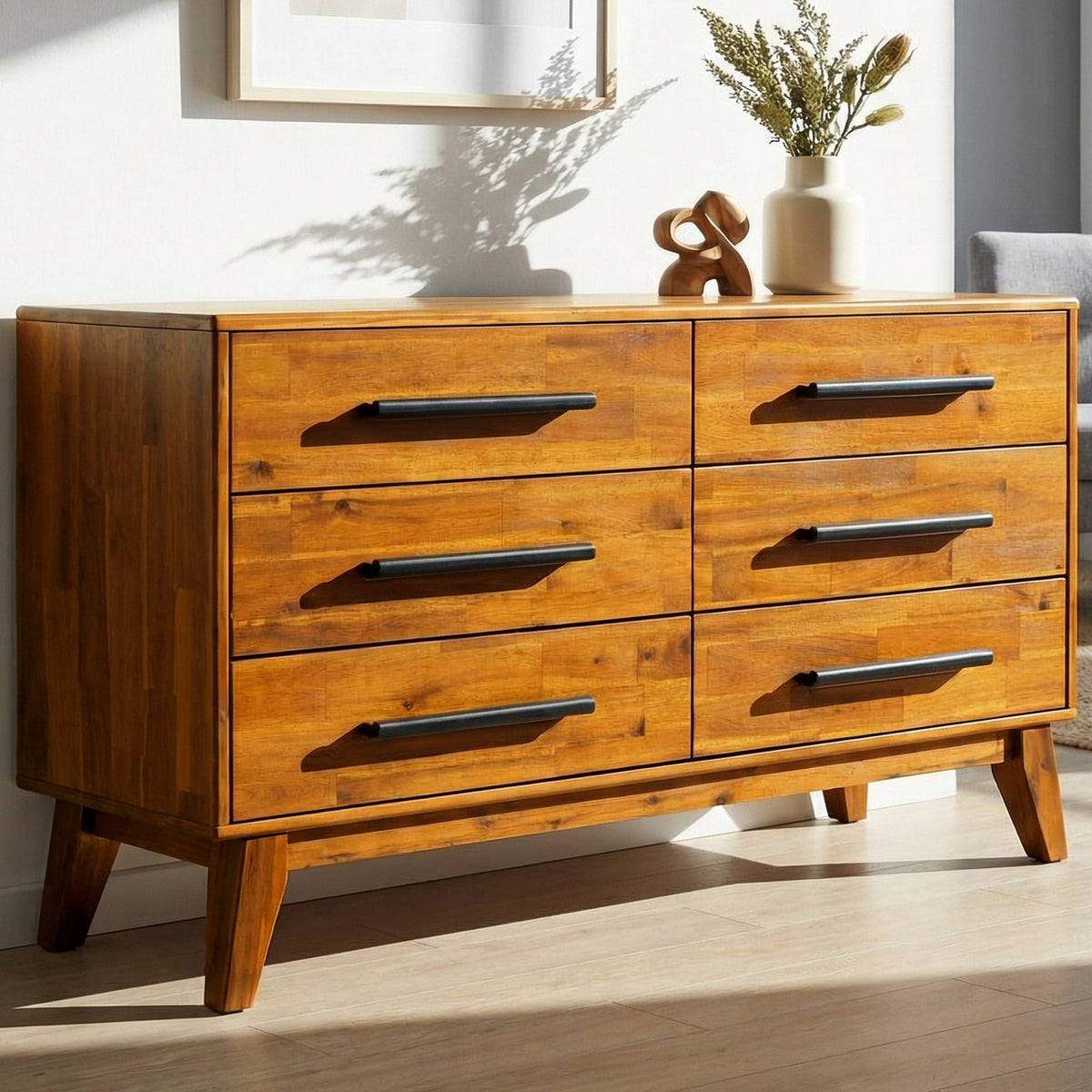 Cómoda de madera maciza Legacy-2