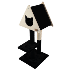 Teepee Hideout - Deluxe 2-Level Cat Tree-3