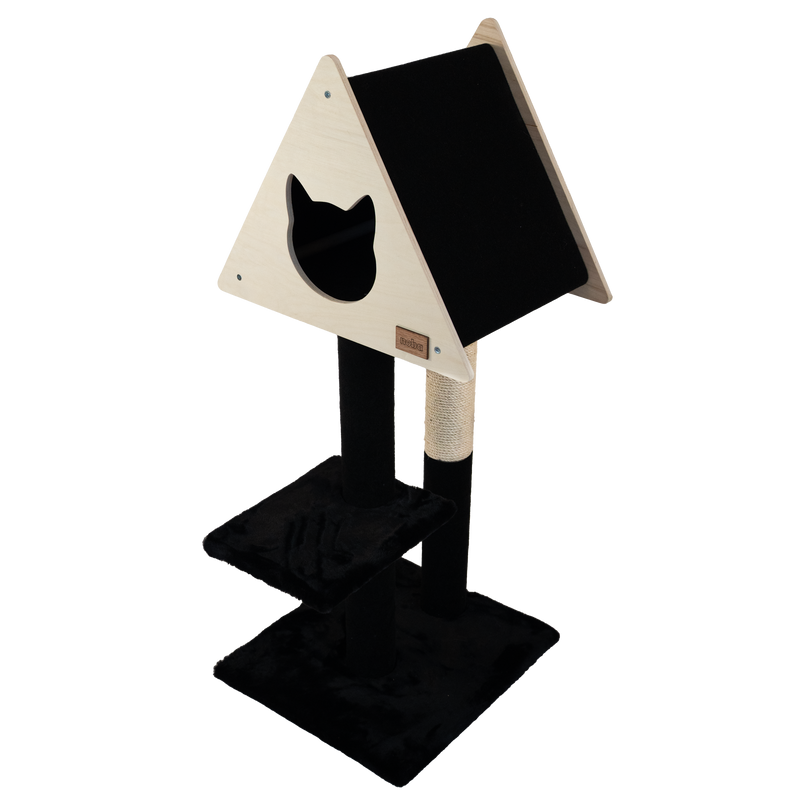 Teepee Hideout - Deluxe 2-Level Cat Tree-3