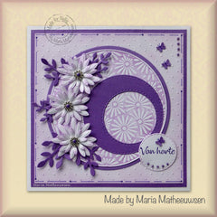 Nellie's Choice Stamping Die Round - Margerites-2