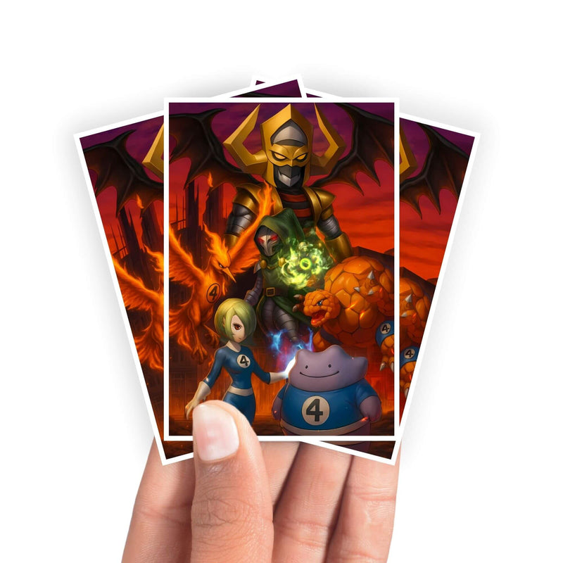 Fantastic 4 x Pokemon Card Sleeves-2