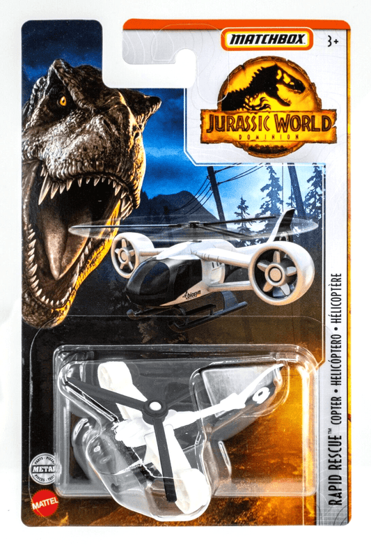 Matchbox Jurassic World Dominion – Rapid Rescue Copter