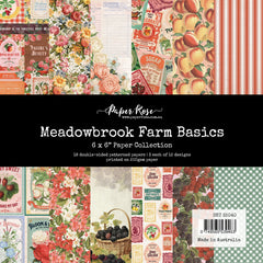 Collection de papiers Meadowbrook Farm Basics 6x6 35040-1