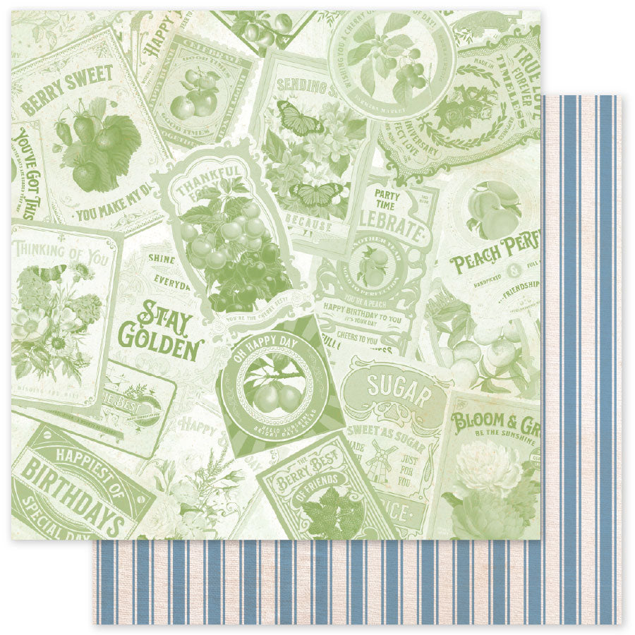 Meadowbrook Farm Motifs Papier 30,5 x 30,5 cm (Lot de 12) 35103-1