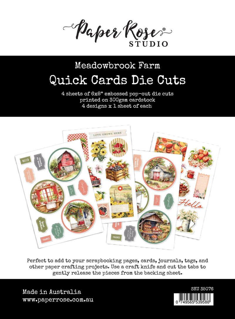 Meadowbrook Farm Matrice de découpe Quick Card 35076-1