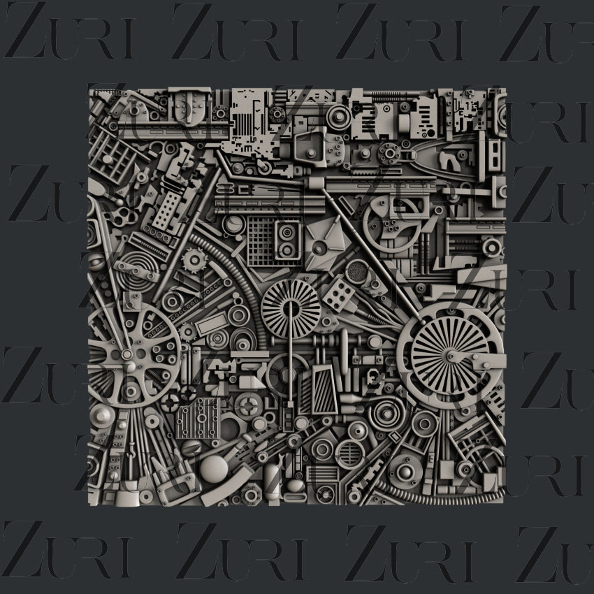Zuri Designs Mechanical Jumble-1