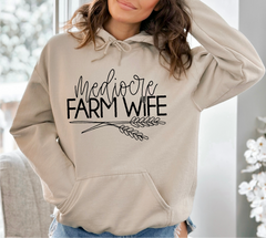 Mediocre Farm Wife Hoodie-1