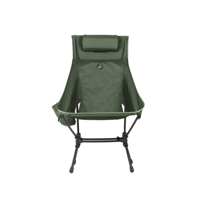 High Back Ultralight Folding Camping Chairs With Storage Pouches-9