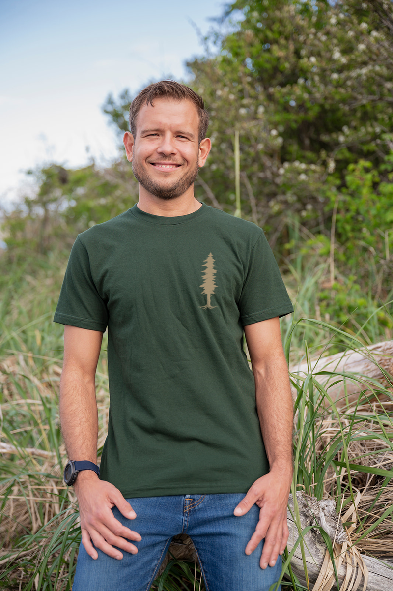 MINI TREE- Unisex Organic Cotton Tee - Forest-2