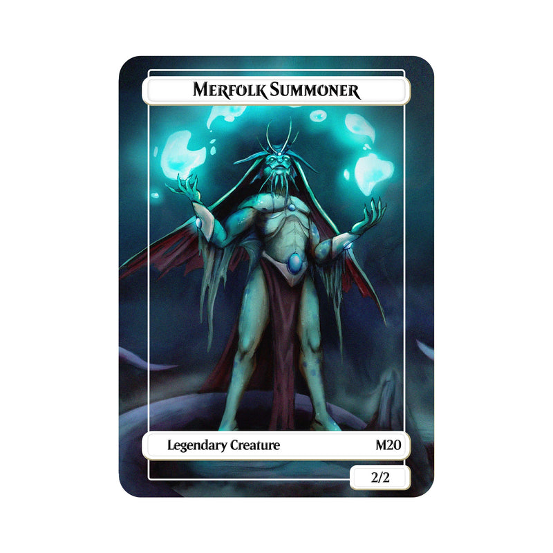 Merfolk Summoner Metal Orica Card-1