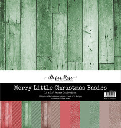 Collection de papiers 30x30 cm Merry Little Christmas Basics 30483-1