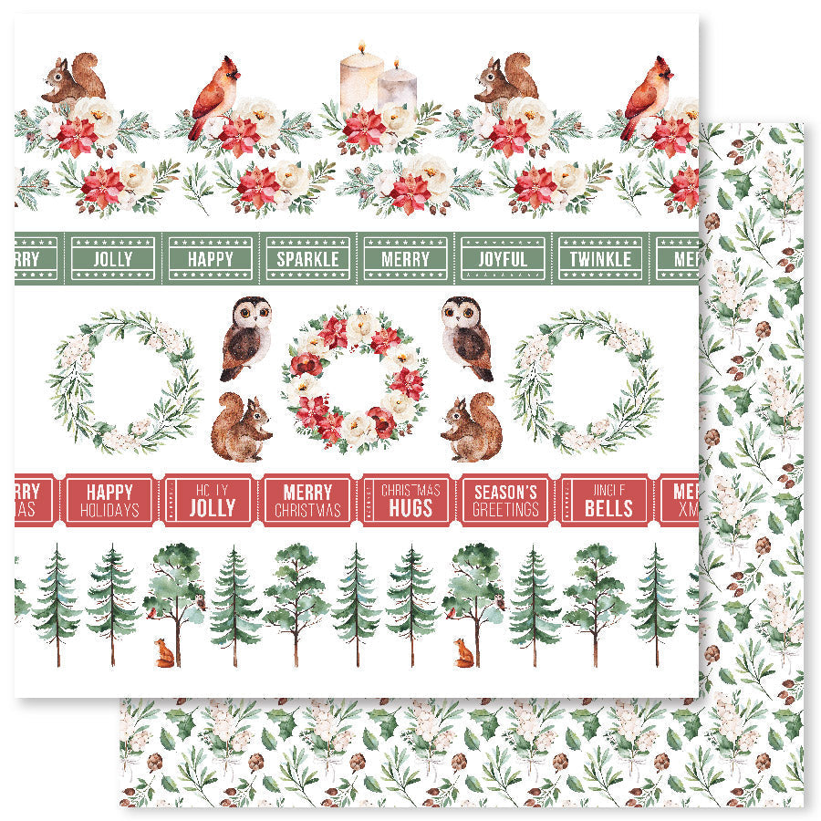 Collection de papiers "Merry Little Christmas" 30x30 cm 30459-4