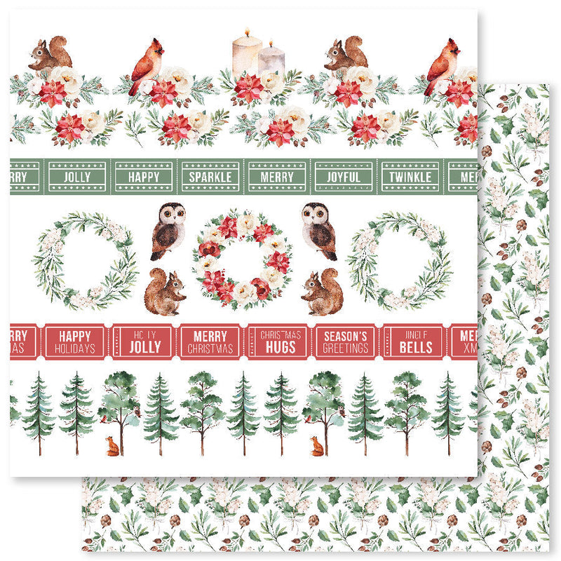 Collection de papiers "Joyeux Petit Noël" 6x6 30480-4