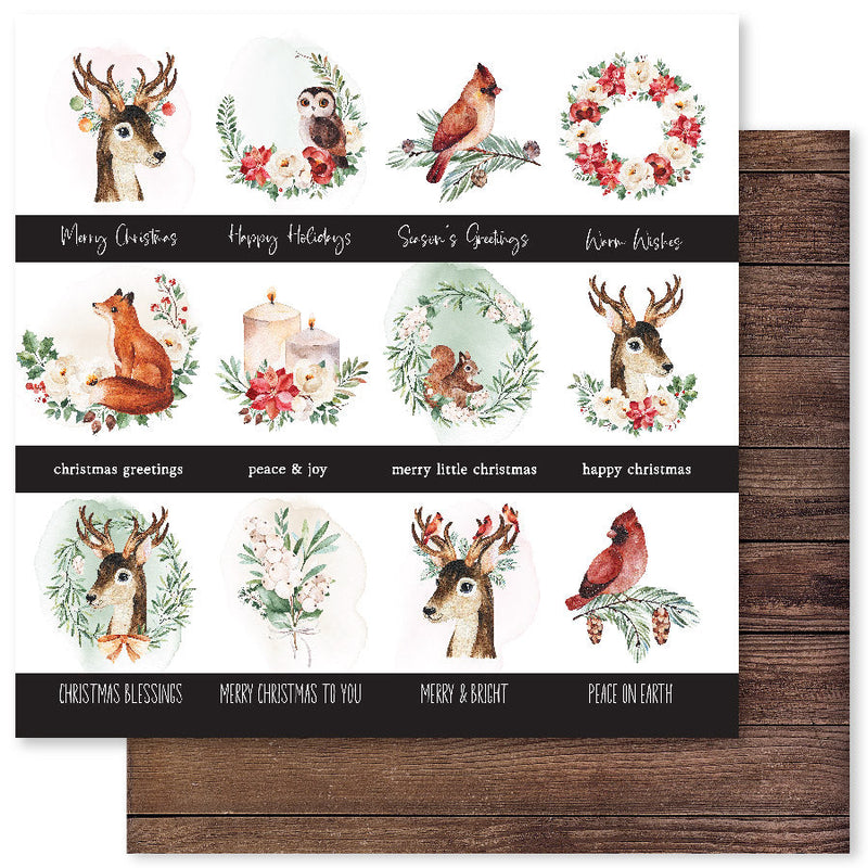 Collection de papiers "Joyeux Petit Noël" 6x6 30480-6