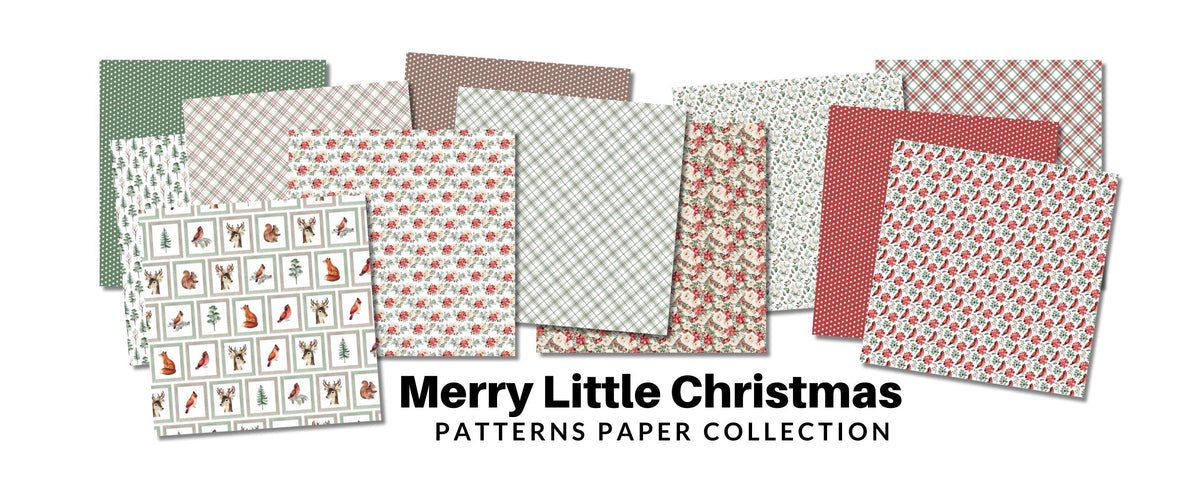 Merry Little Christmas Patterns 12x12 Paper Collection 30531-9
