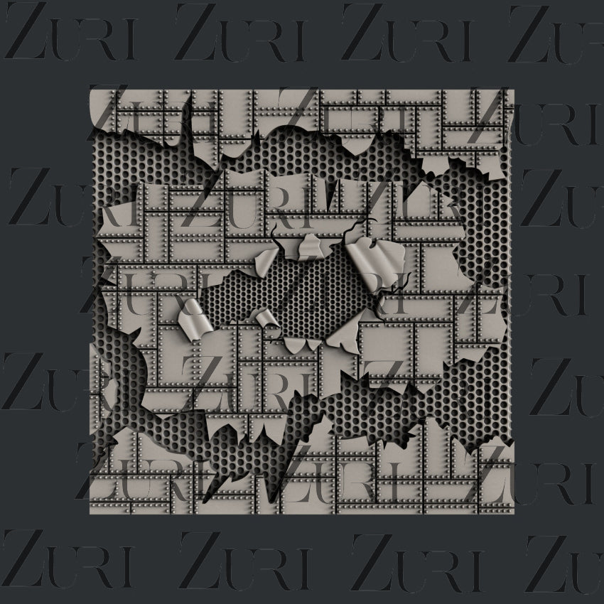 Zuri Designs Metal Plate-1