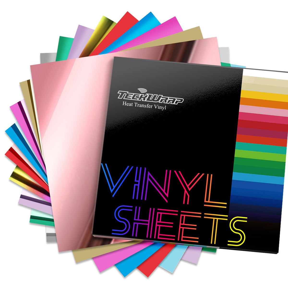 TeckWrap Metallic HTV Sheets Pack( 9 PCS)-1