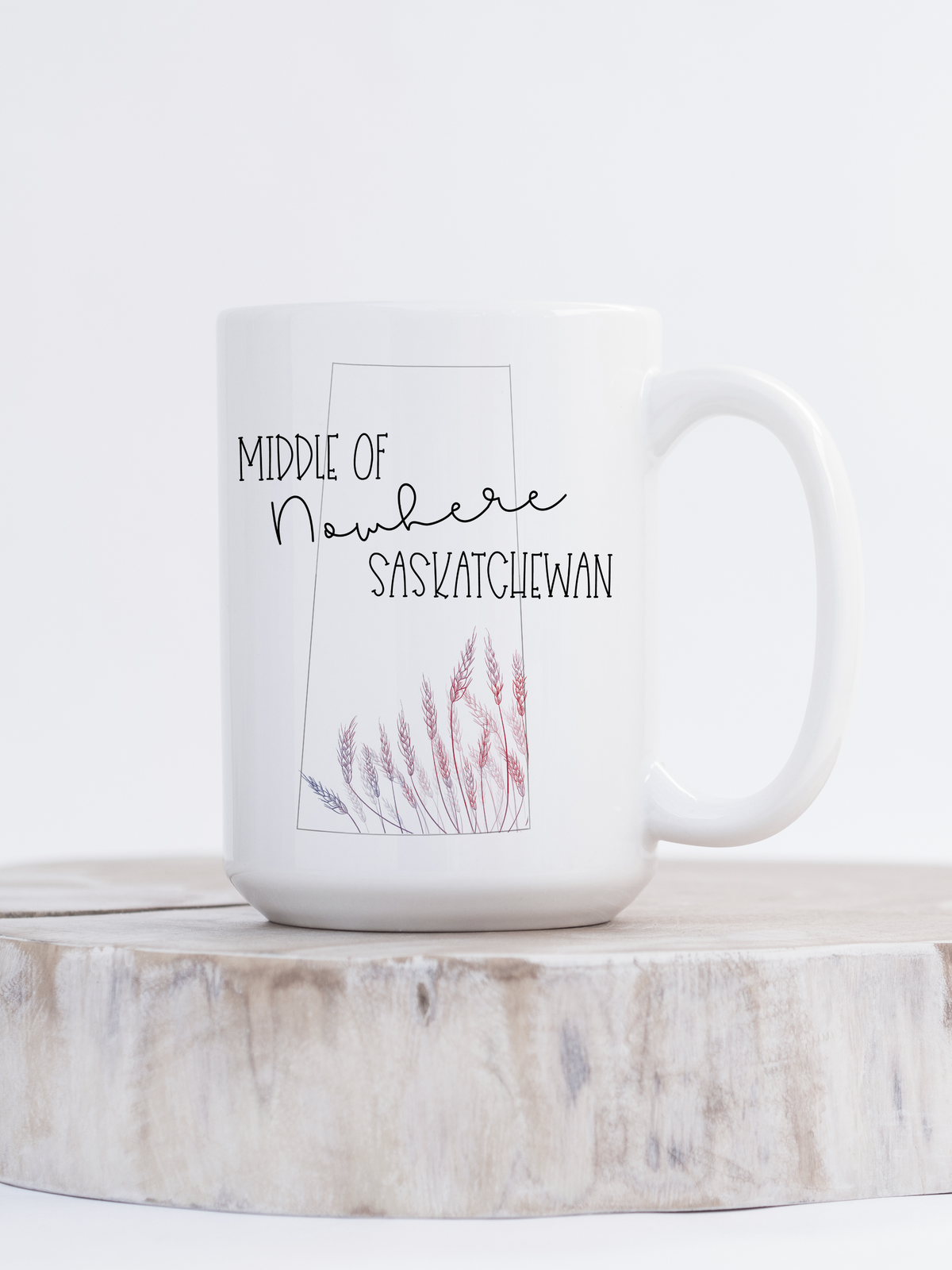 Middle of Nowhere Ceramic Mug | Saskatchewan Mug-1