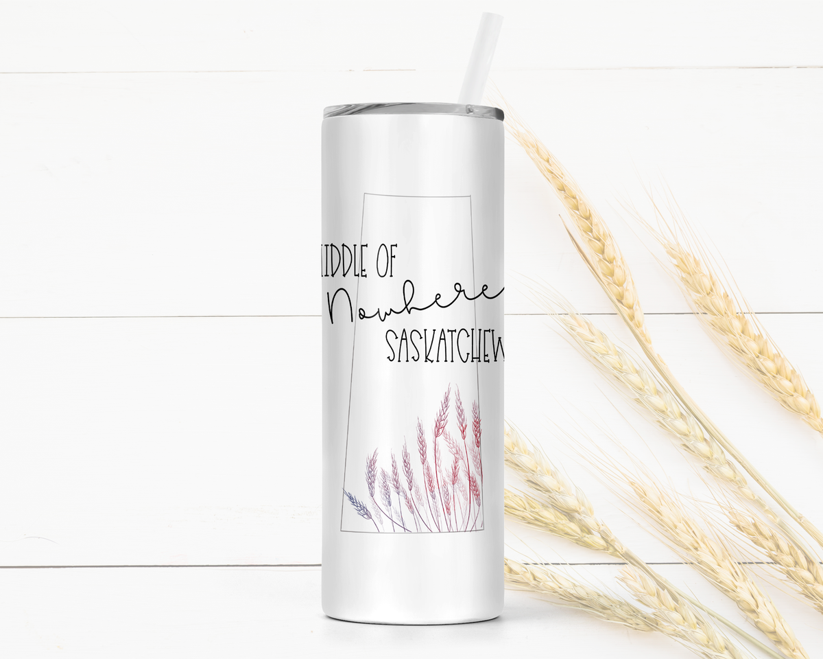 Middle of Nowhere Skinny Tumbler-1