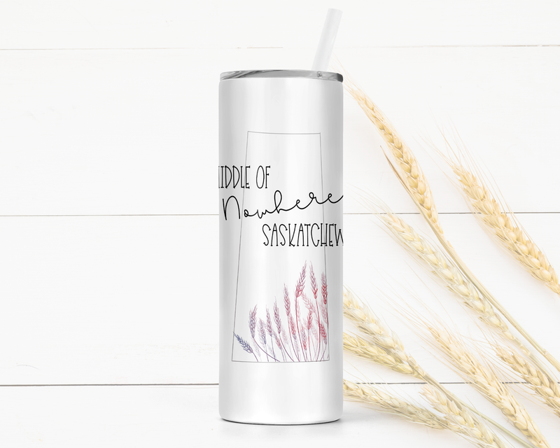 Middle of Nowhere Skinny Tumbler-1
