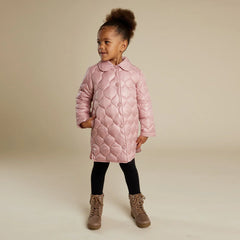 Rose Quilted Girl's Jacket | Miles The Label-2
