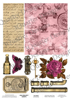 3Quarter Designs - Mini Project Sheet - Gilded Steampunk-1
